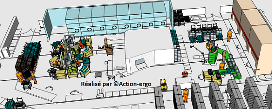 Implantation de postes picking et de convoyeurs projets industriels